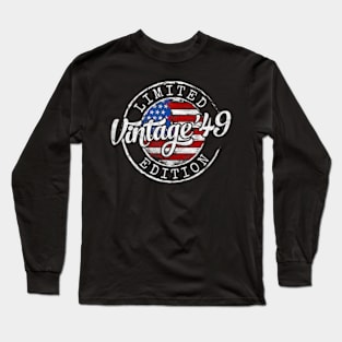 1949 75Th Birthday Gifts 75 Year Old For Men Women Long Sleeve T-Shirt